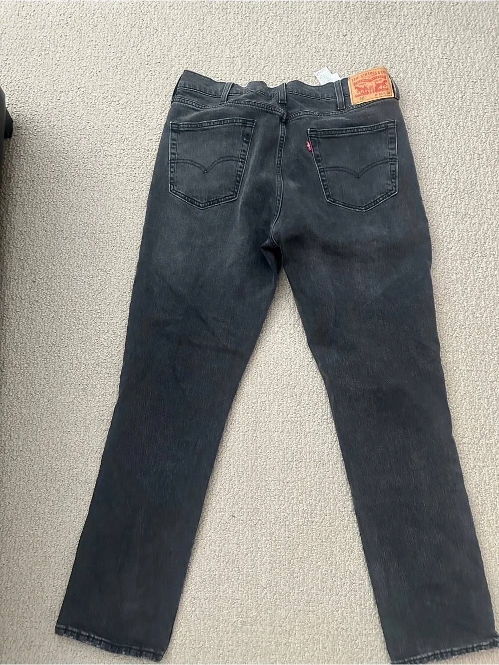 Levi's 511 Straight Jeans - Charcoal Gray